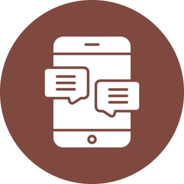 cep telefonu ileti vektör çizimi