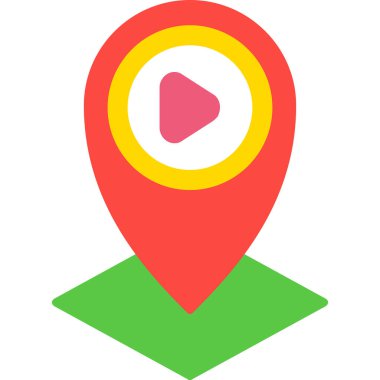 konum simgesi vektörü. konum simgesi konumu. Konum belirleme sembolü. harita işaretleyici.