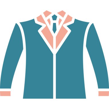 düz simge tasarımı uzun kollu