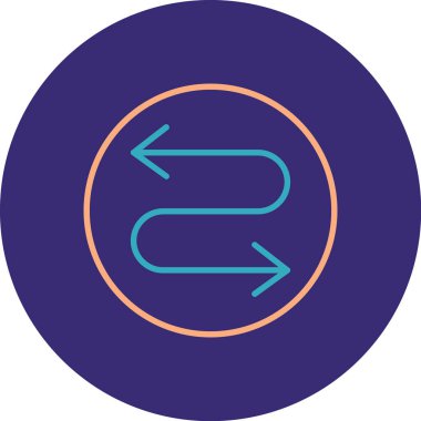 ok simgesi vektör illüstrasyonu