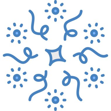 Mavi sihirli değnek simgesi beyaz arkaplanda izole edilmiş. Sihirli şekil aksesuar. Sihirli güç. vektör.