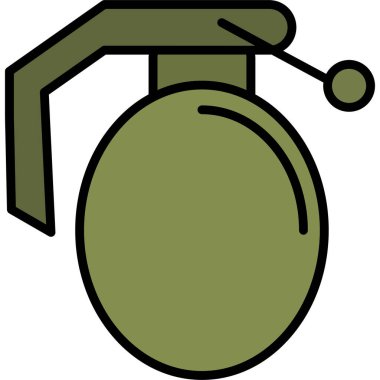 Bomba. Web simgesi basit illüstrasyon