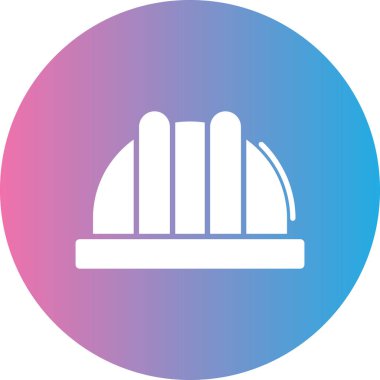 Modern mimari simgesinin vektör illüstrasyonu