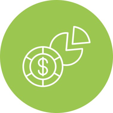Para için. Web simgesi basit tasarım