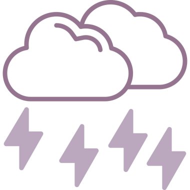 Bulut. Web simgesi basit tasarım