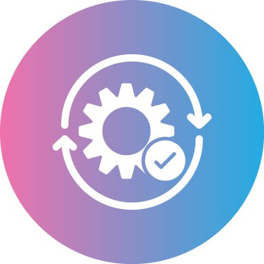 dişli vektör simgesi modern basit illüstrasyon