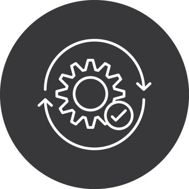 seo modern simgesinin vektör illüstrasyonu