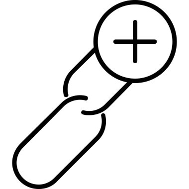 Beyaz arka planda izole edilmiş ana hatlı şeker ikonu. tatlı sembolü stok vektör illüstrasyonu.