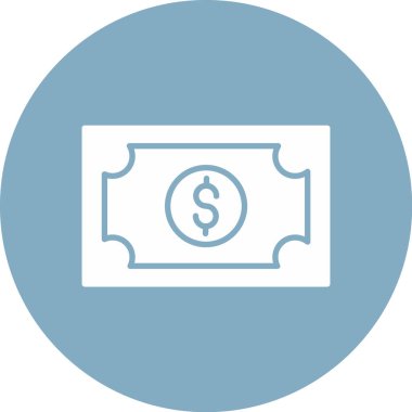 Para simgesinin vektör illüstrasyonu