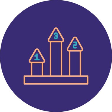 Modern yapı simgesinin vektör illüstrasyonu