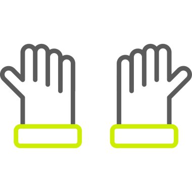 el simgesi vektör illüstrasyonu