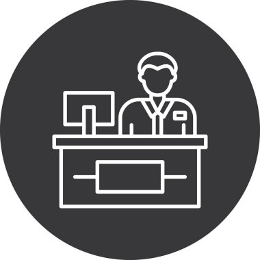 Doktor Simge vektör illüstrasyonu