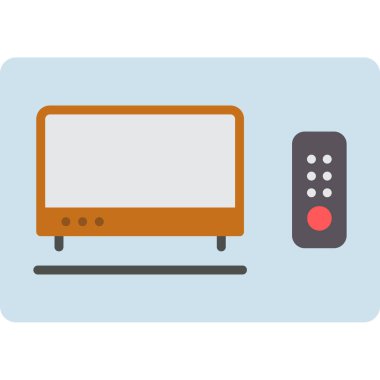 TV vektör illüstrasyonu, modern biçim