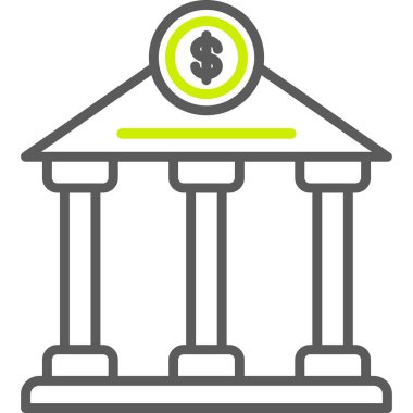 Bina. Web simgesi basit tasarım