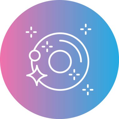 Güzel bir simgenin vektör illüstrasyonu