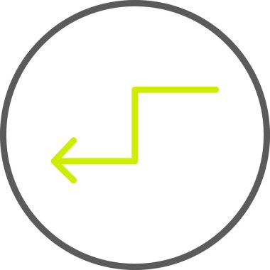 Ok. Web simgesi basit illüstrasyon