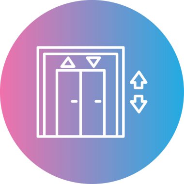 Modern ev simgesinin vektör illüstrasyonu