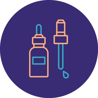 Şırınga simgesinin vektör illüstrasyonu