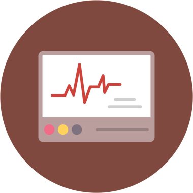 Modern illüstrasyon vektör simgesini izle