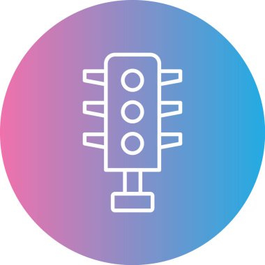 Trafik ışığı simgesi vektör illüstrasyonu