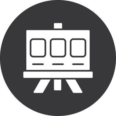 bus simgesi vektör illüstrasyonu