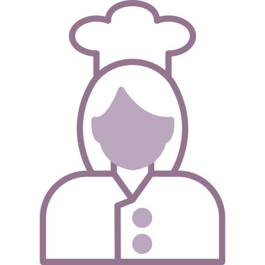Kaşıklı şef kadın.