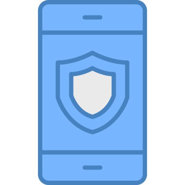 Güvenlik simgesi, vektör çizimi