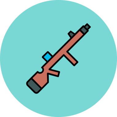 Tek bir simgenin vektör illüstrasyonu