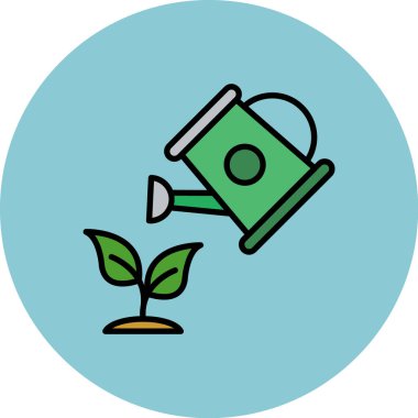 Bir esrar vektör illüstrasyonlu bitki