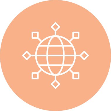 seo modern simgesinin vektör illüstrasyonu