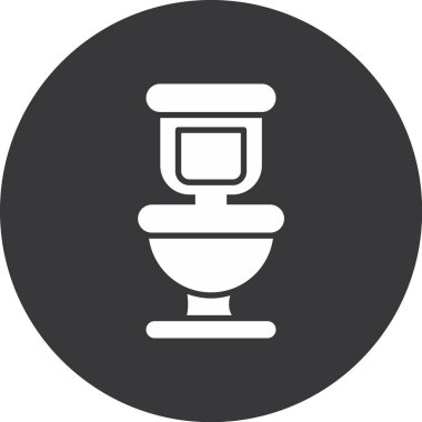 tuvalet ikonu vektör illüstrasyonu