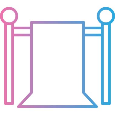 Bir simgenin vektör illüstrasyonu