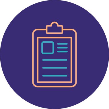 Pano simgesinin vektör illüstrasyonu