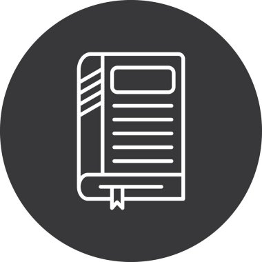 belge vektör simgesi, modern biçim