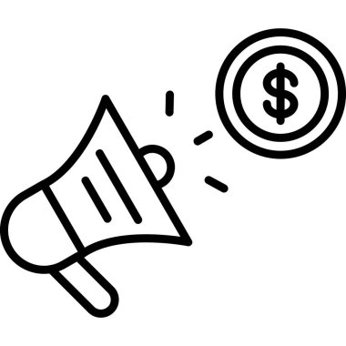 para simgesi vektör illüstrasyonu