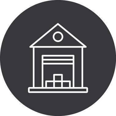 Yapı simgesinin vektör illüstrasyonu