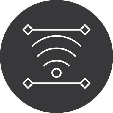 Modern bir simgenin vektör illüstrasyonu