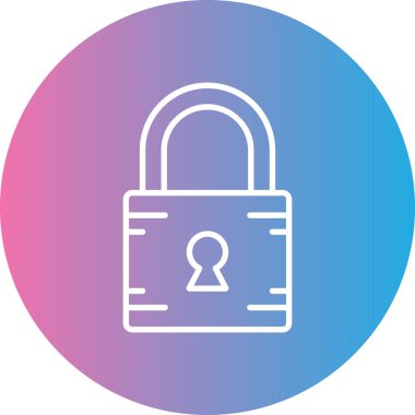 Kilidin vektör illüstrasyonu