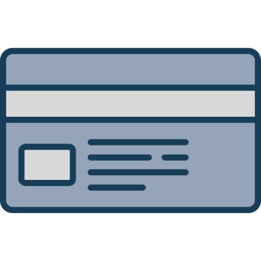 kart simge vektör çizim