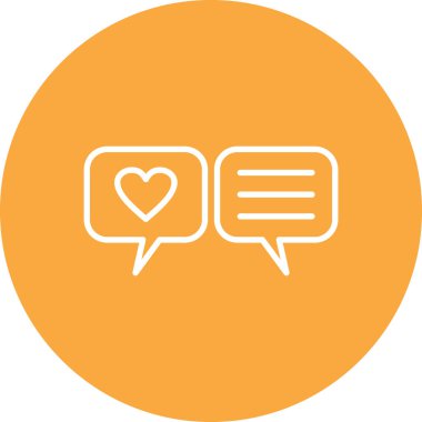 konuşma kabarcığı vektör çizimi