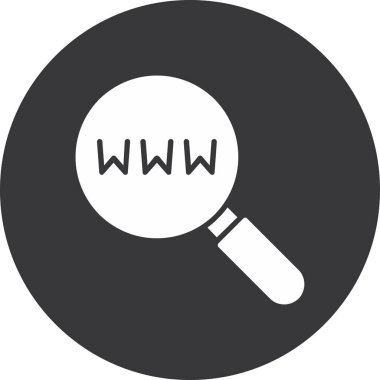 Web simgesi vektör illüstrasyonu