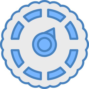 pusula simgesini tamamlanmış - dış hat biçiminde pusula simgesi