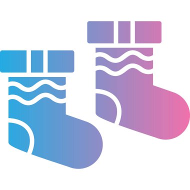 Çorap ikonu. vektör illüstrasyonu