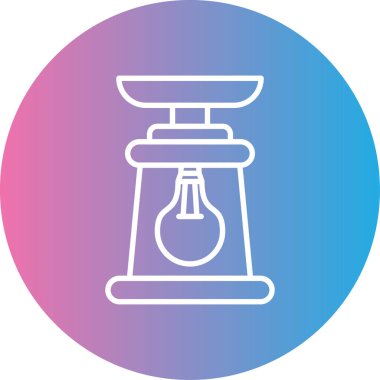 Lamba simgesinin vektör illüstrasyonu