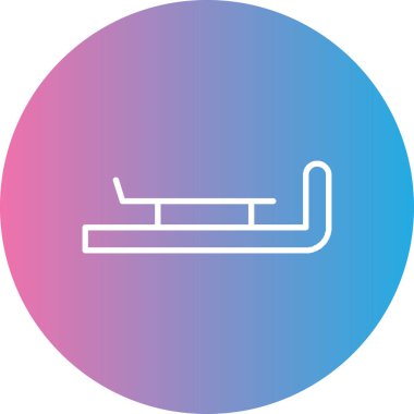 Bir b eksikliği simgesinin vektör çizimi