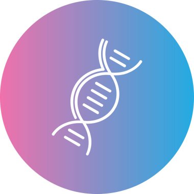 DNA simgesinin vektör illüstrasyonu