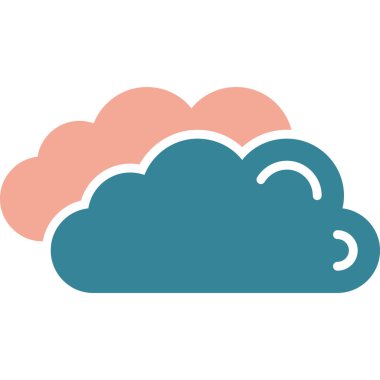 Bulut hava durumu izole simgesi