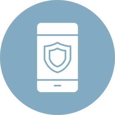 Kalkan simgesinin vektör illüstrasyonu