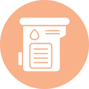 Yağ. Web simgesi vektör illüstrasyonu