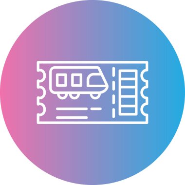 tren. Web simgesi basit illüstrasyon